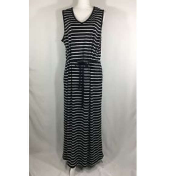Simply Emma Jersey Knit Maxi Dress Sleeveless - Picture 1 of 8